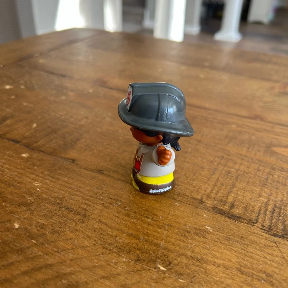 Fisher Price Little People firefighter girl as is